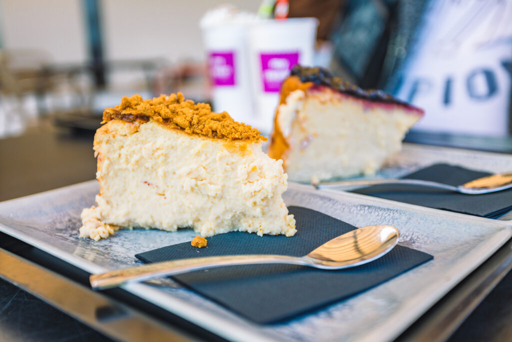 Cheesecake de pistacho casero